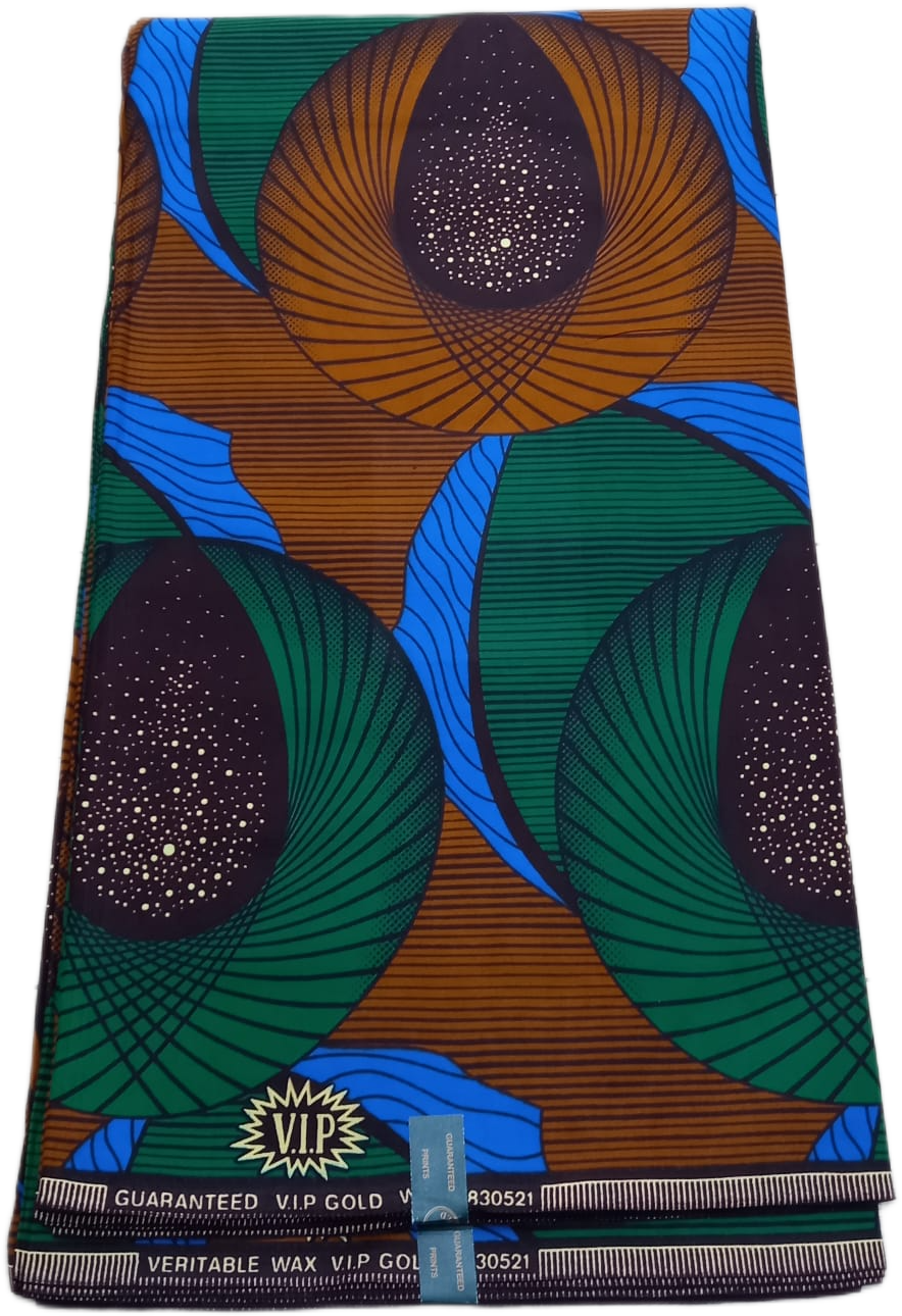 African Wax Fabric/Wax Clothes/Ghanaian Wax Print/Nigerian Ankara. 6 Yards Piece - Image 6