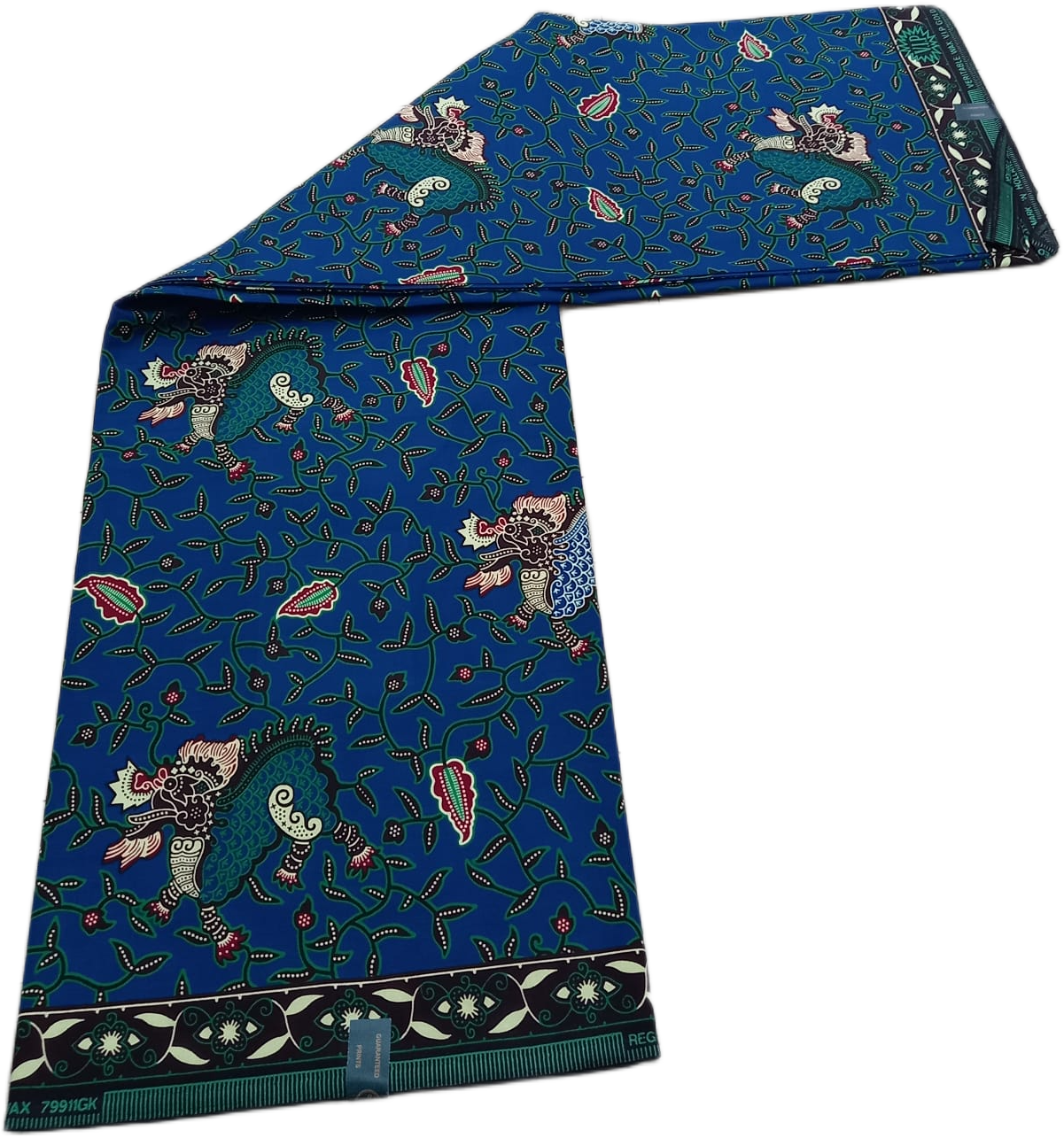 African Wax Fabric/Wax Clothes/Ghanaian Wax Print/Nigerian Ankara. 6 Yards Piece - Image 2