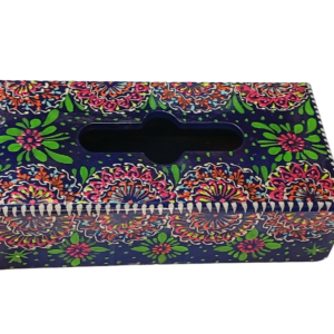 Truck Art Hand-Painted Tissue Box – Traditional Decorative Wooden Cover