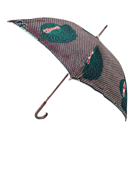 African Wax Print Umbrella - Image 3