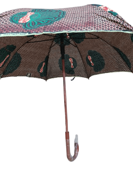 African Wax Print Umbrella - Image 4