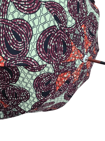 African Wax Print Umbrella - Image 7