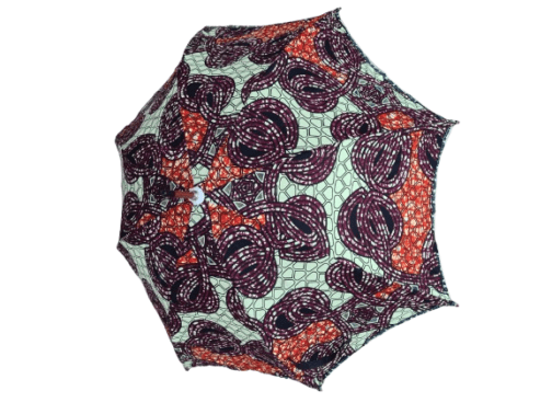 African Wax Print Umbrella - Image 8