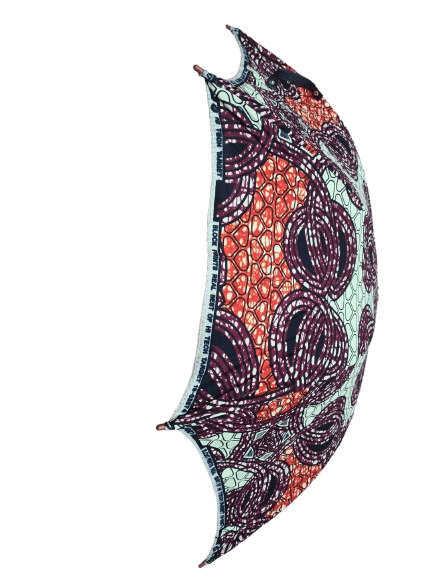 African Wax Print Umbrella - Image 3