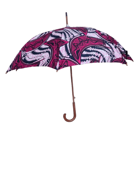 African Wax Print Umbrella - Image 5