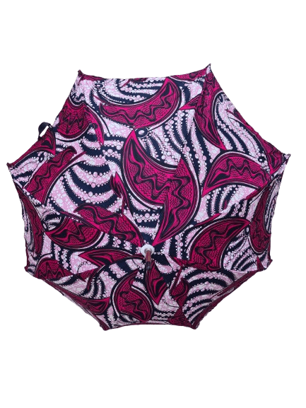 African Wax Print Umbrella - Image 6