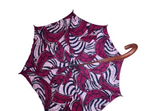 African Wax Print Umbrella - Image 10