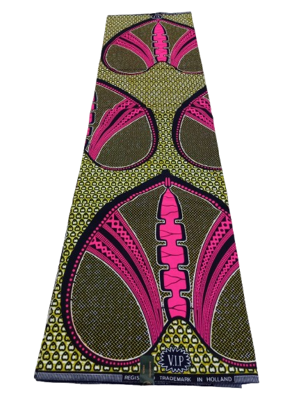 African Wax Fabric/Wax Clothes/Ghanaian Wax Print/Nigerian Ankara. 6 Yards Piece - Image 3