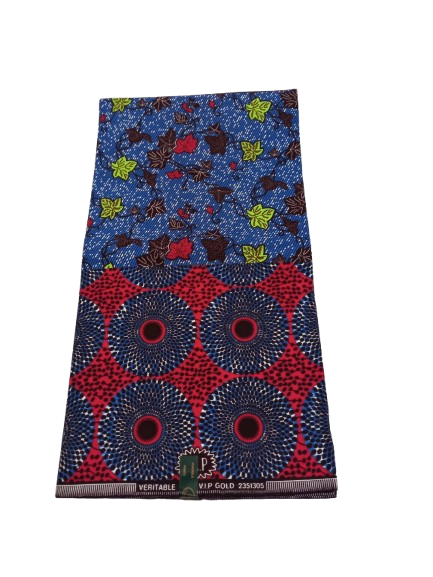 African Wax Fabric/Wax Clothes/Ghanaian Wax Print/Nigerian Ankara. 6 Yards Piece - Image 4