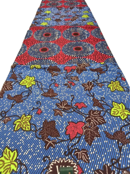 African Wax Fabric/Wax Clothes/Ghanaian Wax Print/Nigerian Ankara. 6 Yards Piece - Image 6