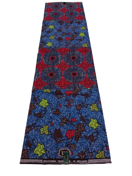 African Wax Fabric/Wax Clothes/Ghanaian Wax Print/Nigerian Ankara. 6 Yards Piece - Image 5