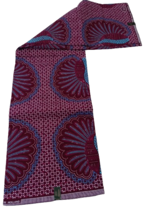 African Wax Fabric/Wax Clothes/Ghanaian Wax Print/Nigerian Ankara. 6 Yards Piece - Image 2
