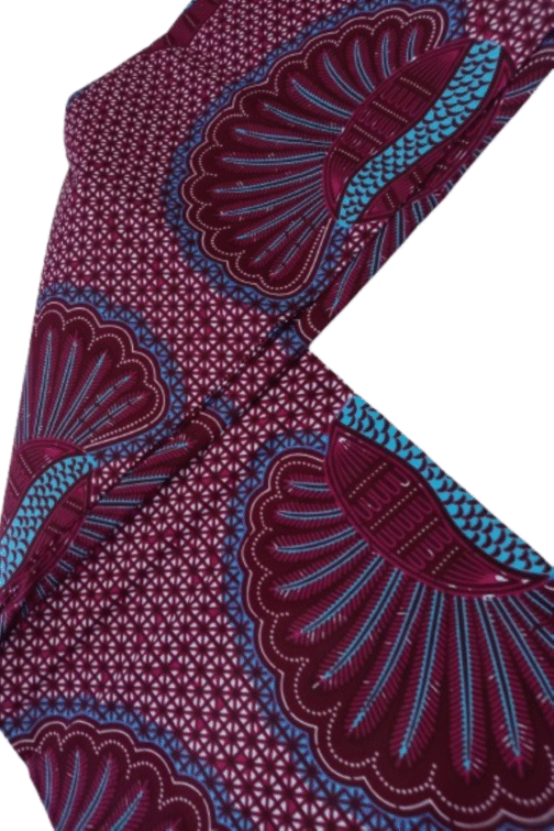 African Wax Fabric/Wax Clothes/Ghanaian Wax Print/Nigerian Ankara. 6 Yards Piece - Image 5