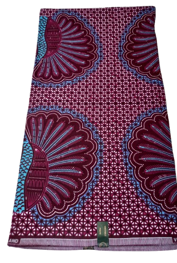 African Wax Fabric/Wax Clothes/Ghanaian Wax Print/Nigerian Ankara. 6 Yards Piece - Image 4