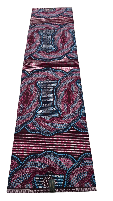 African Wax Fabric/Wax Clothes/Ghanaian Wax Print/Nigerian Ankara. 6 Yards Piece - Image 9