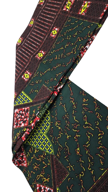 African Wax Fabric/Wax Clothes/Ghanaian Wax Print/Nigerian Ankara. 6 Yards Piece - Image 8