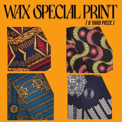 Special African Wax Print 6 Yards Piece 100% Cotton - Image 4