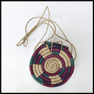 Cane round shape hand bags/ hand bag for women/shoulder bag/ Formal bag - Image 3