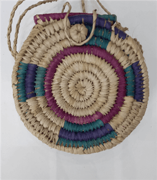 Cane round shape hand bags/ hand bag for women/shoulder bag/ Formal bag - Image 4