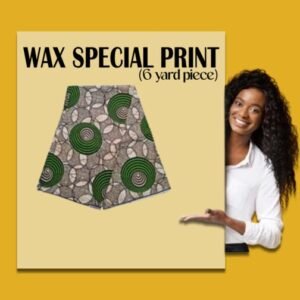 Special African Wax Print 6 Yards Piece 100% Cotton