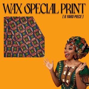Special African Wax Print 6 Yards Piece 100% Cotton