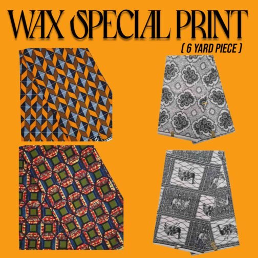 Special African Wax Print 6 Yards Piece 100% Cotton - Image 5