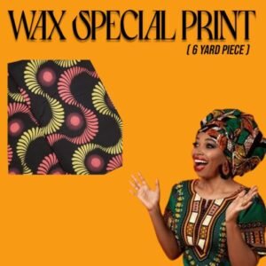Special African Wax Print 6 Yards Piece 100% Cotton