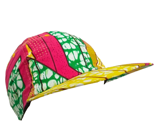 African Wax Print Cap - Image 3