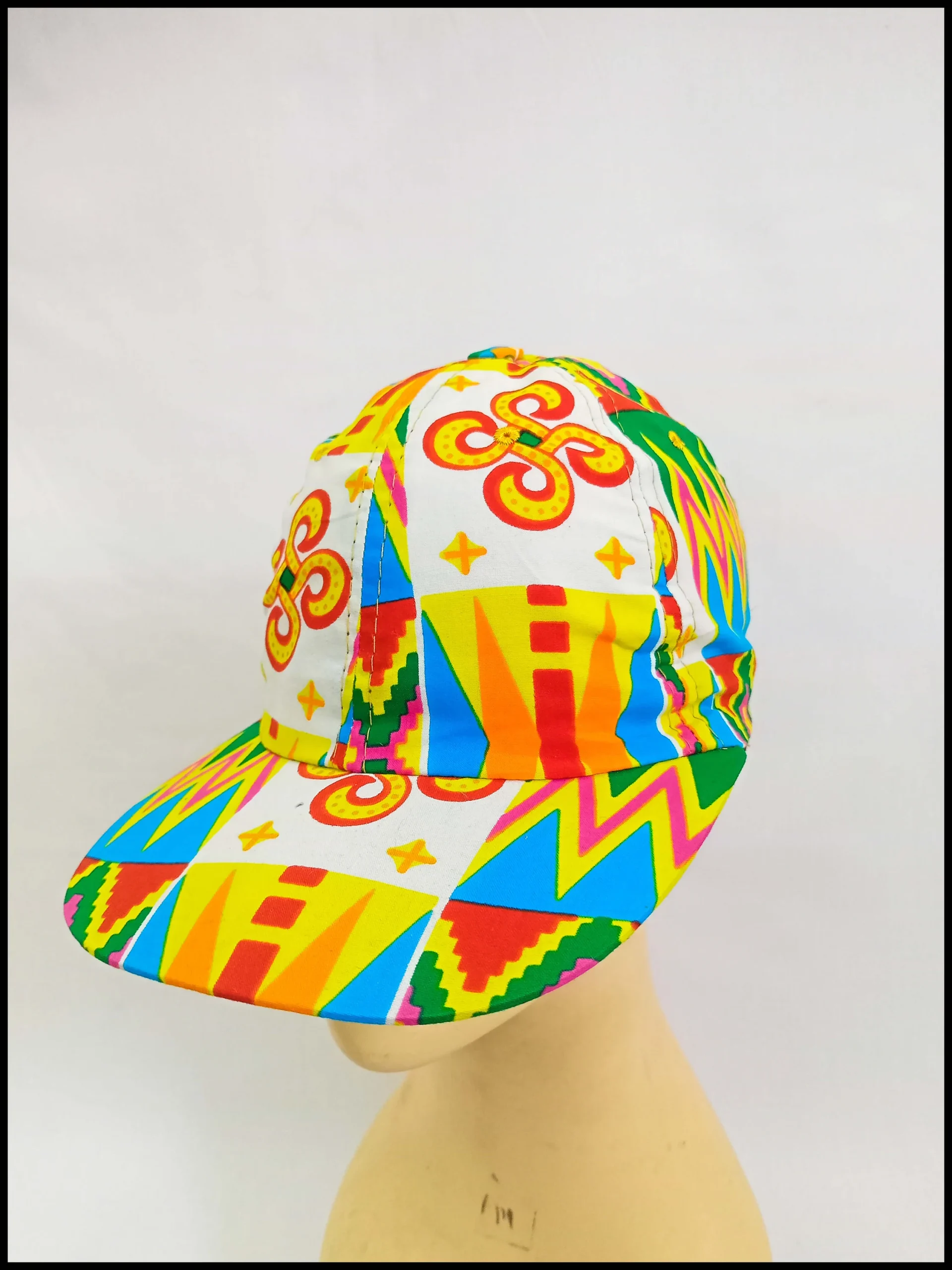 African Wax Print Cap - Image 3