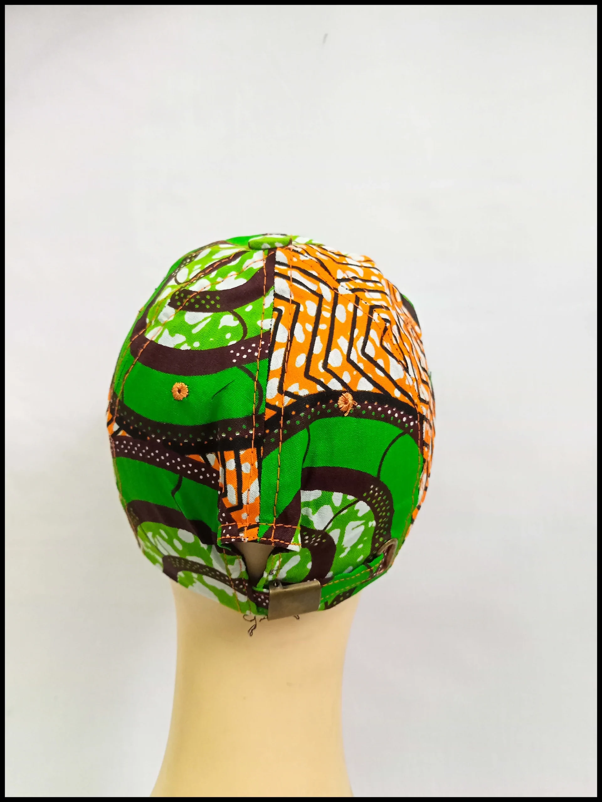 African Wax Print Cap - Image 5