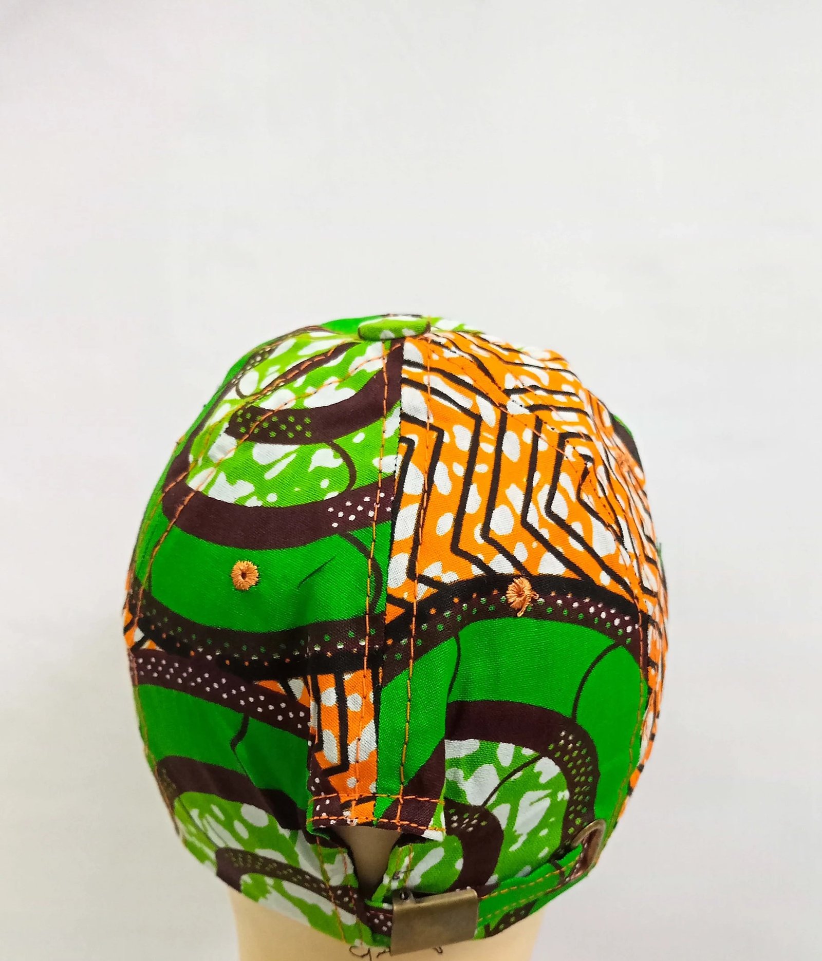 African Wax Print Cap - Image 4