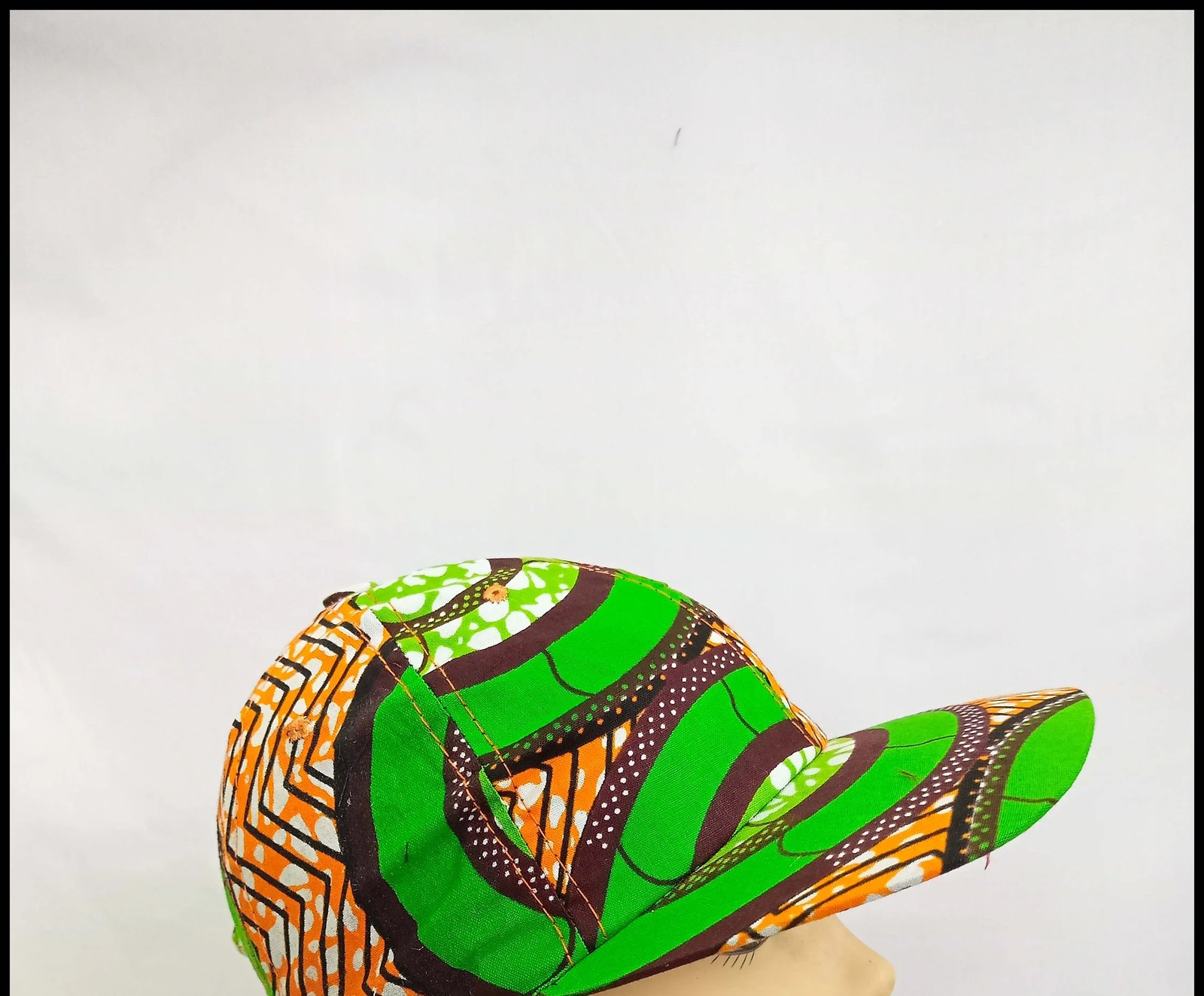 African Wax Print Cap - Image 6