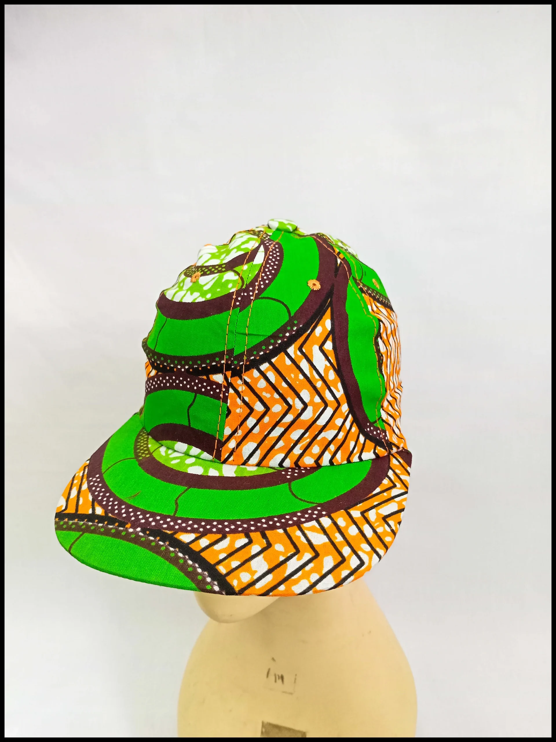 African Wax Print Cap - Image 8
