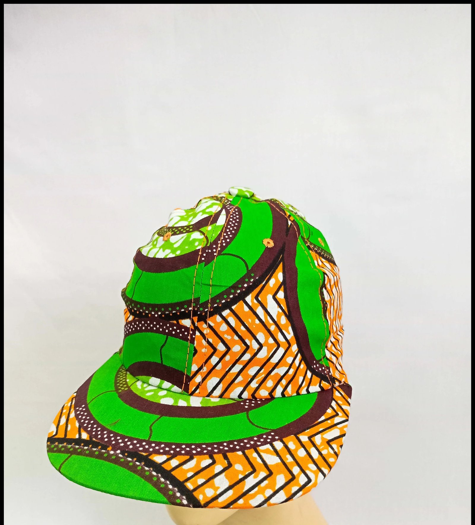 African Wax Print Cap - Image 7