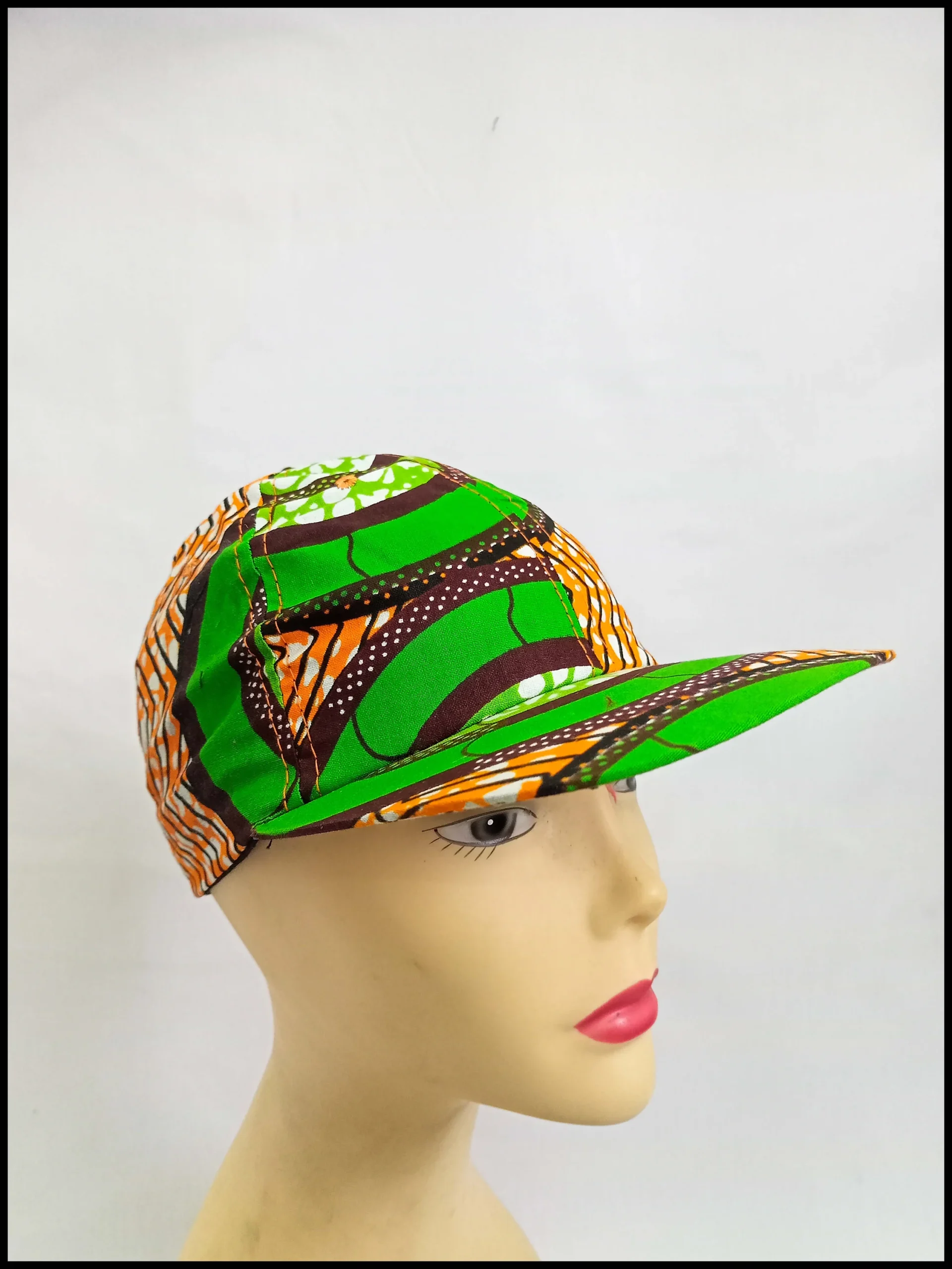 African Wax Print Cap - Image 2