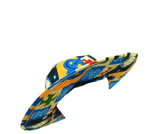 African Wax Print Cap - Image 4