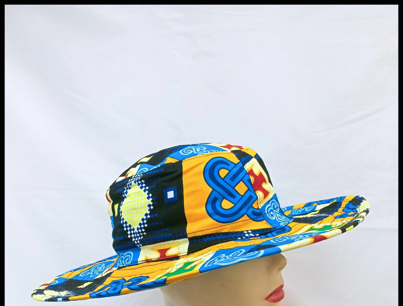 African Wax Print Cap - Image 5