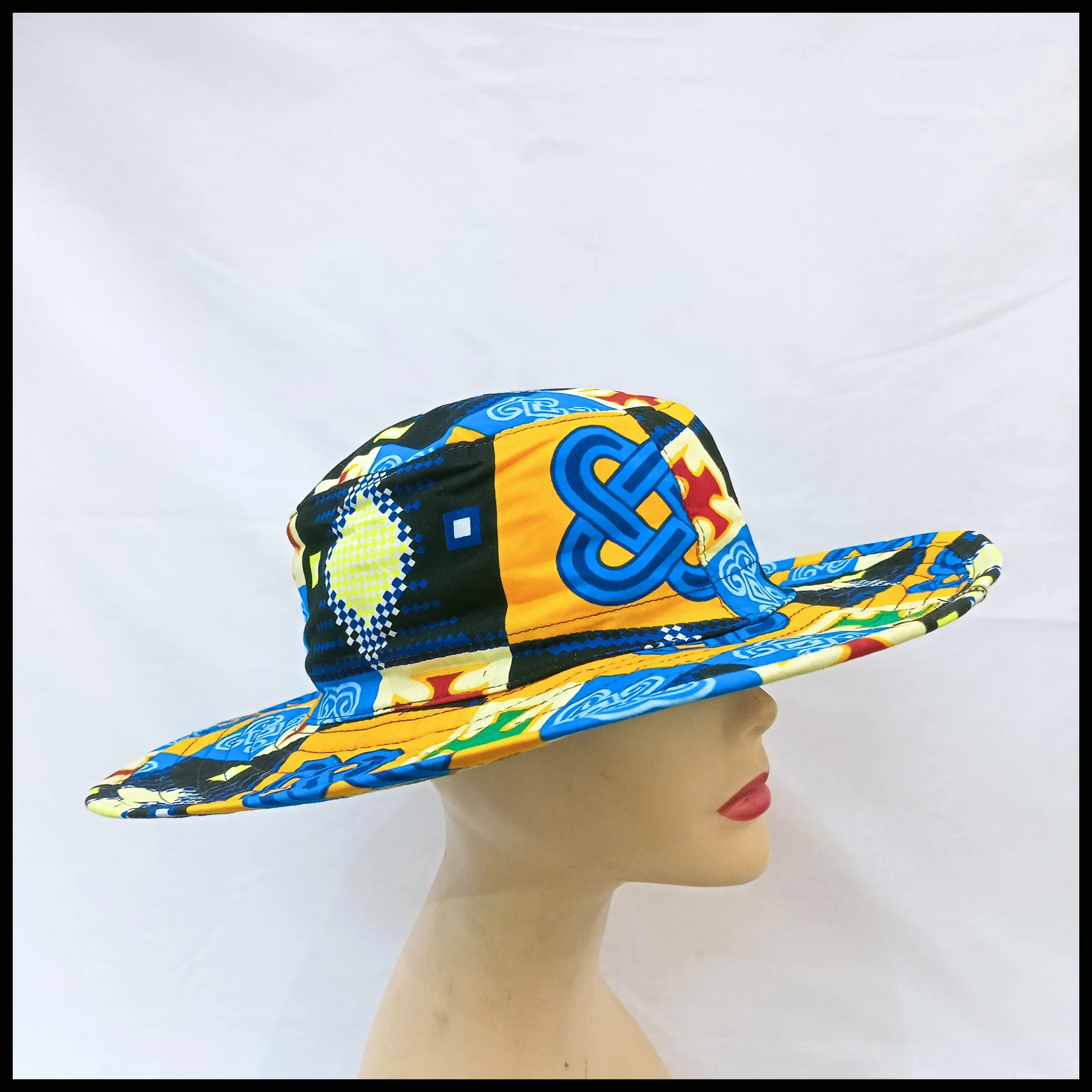 African Wax Print Cap - Image 6