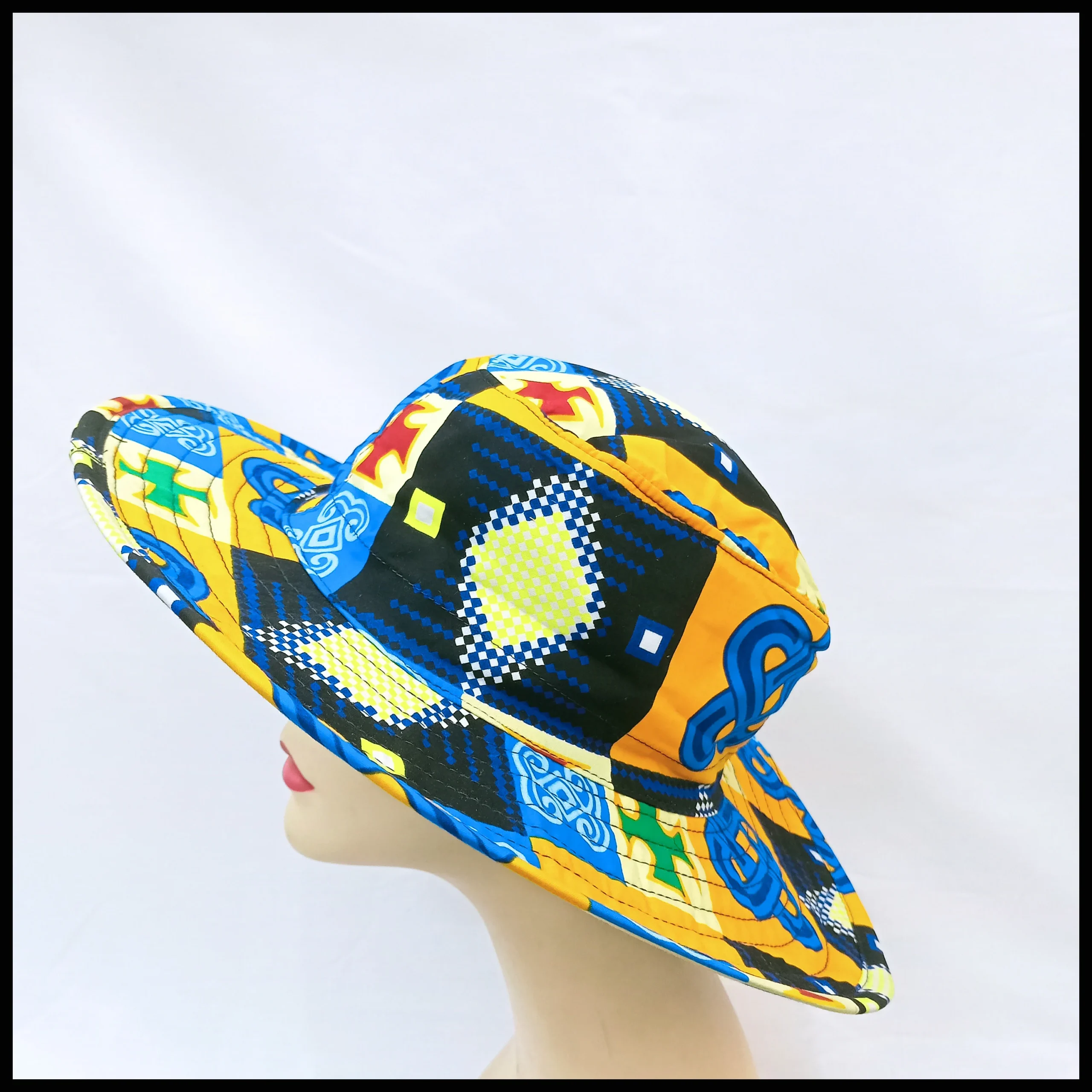 African Wax Print Cap - Image 2