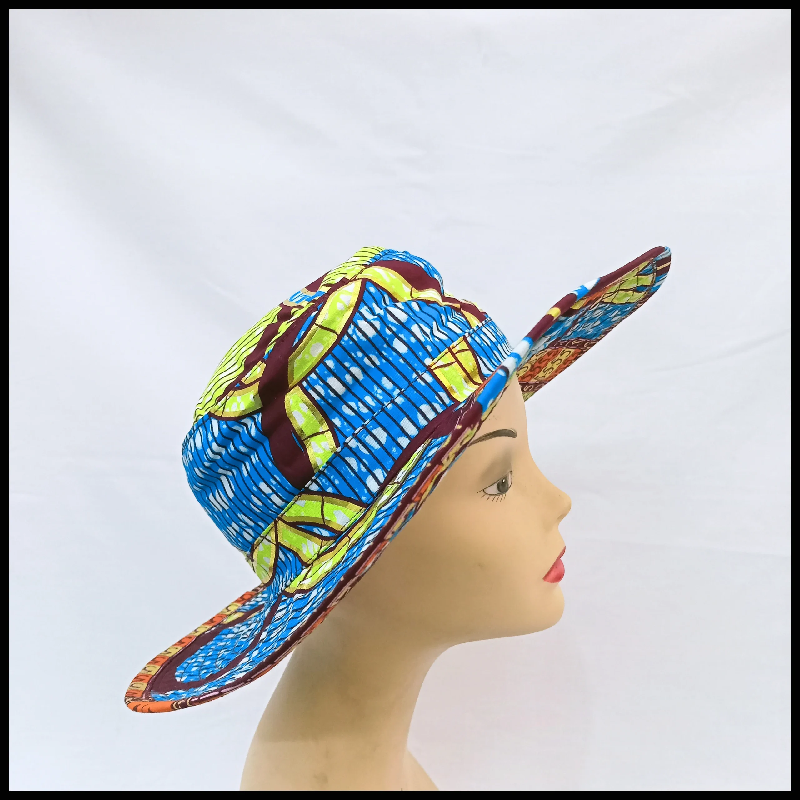 African Wax Print Cap - Image 2