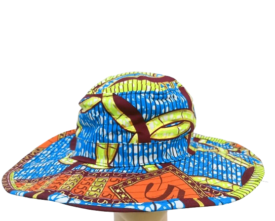 African Wax Print Cap - Image 5