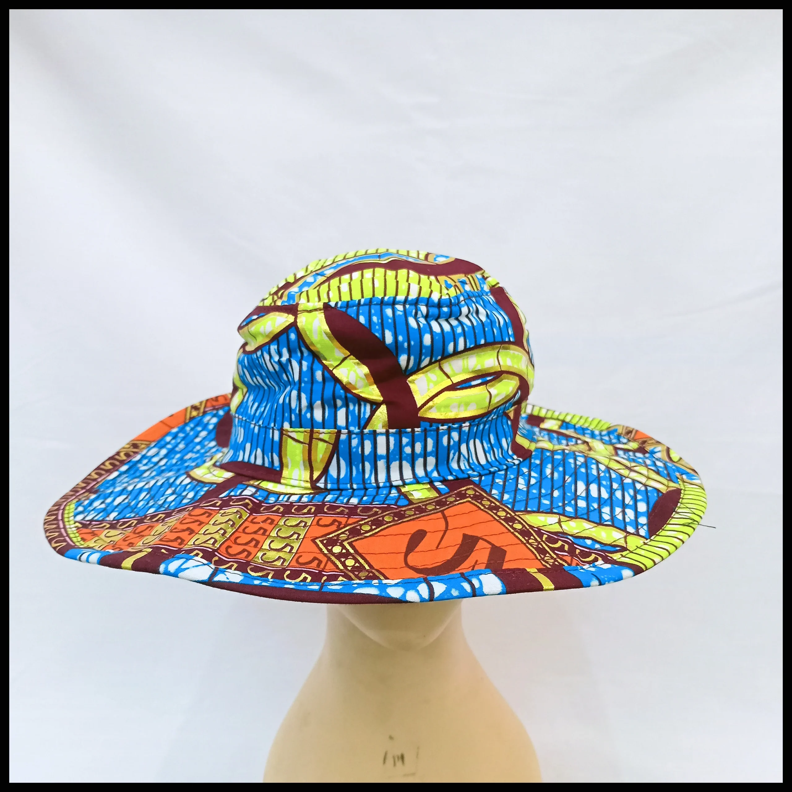 African Wax Print Cap - Image 4