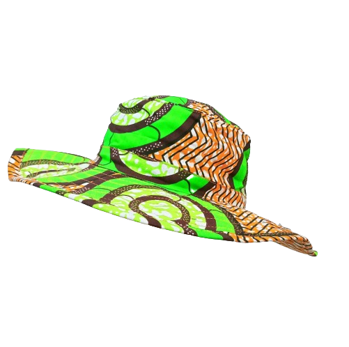 African Wax Print Cap - Image 3