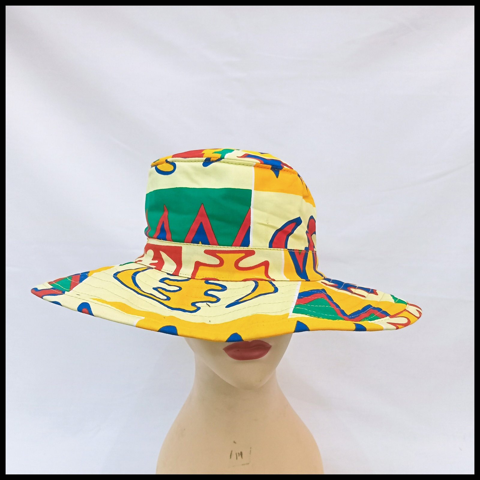 African Wax Print Cap - Image 3