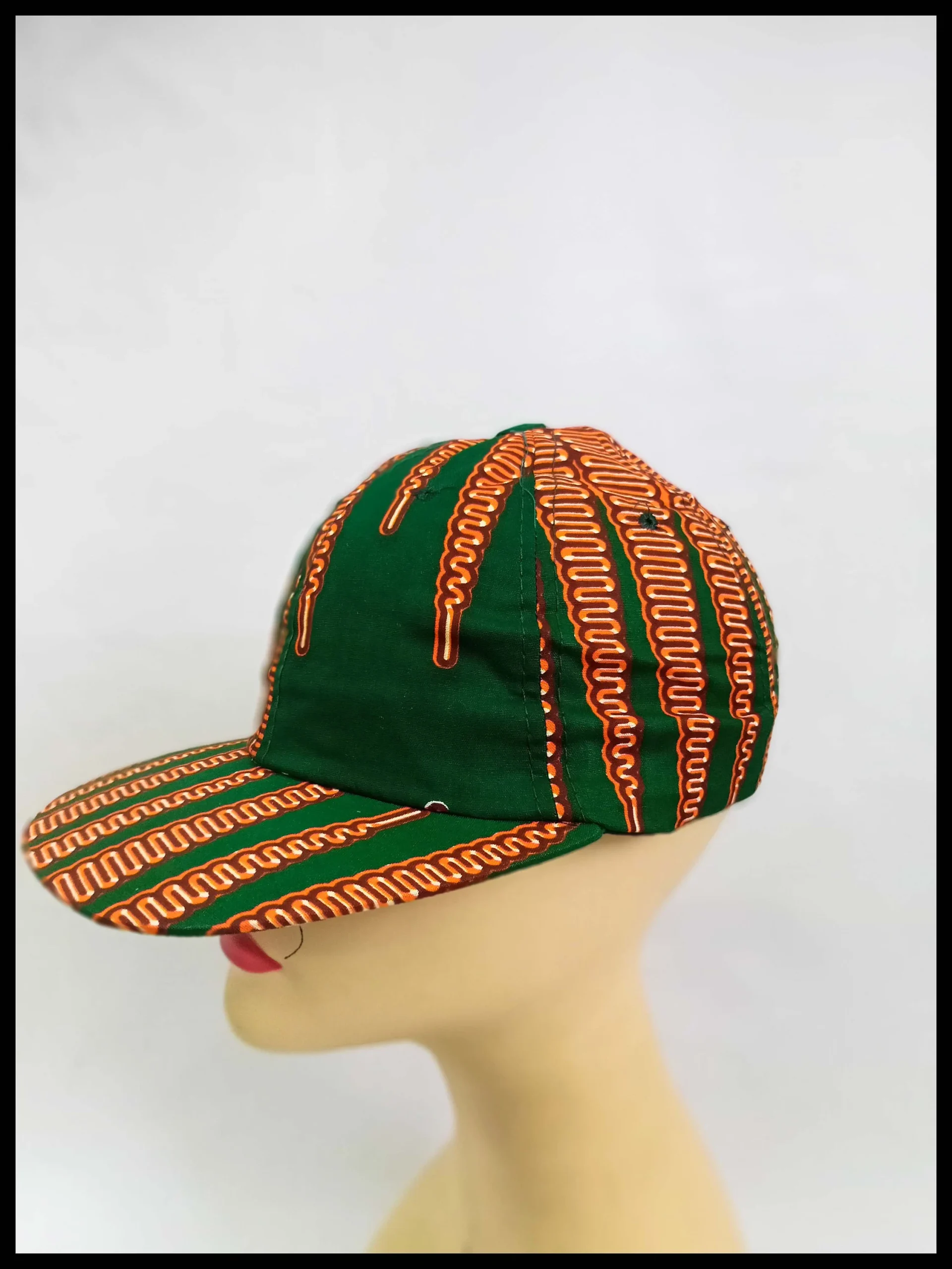 African Wax Print Cap - Image 2