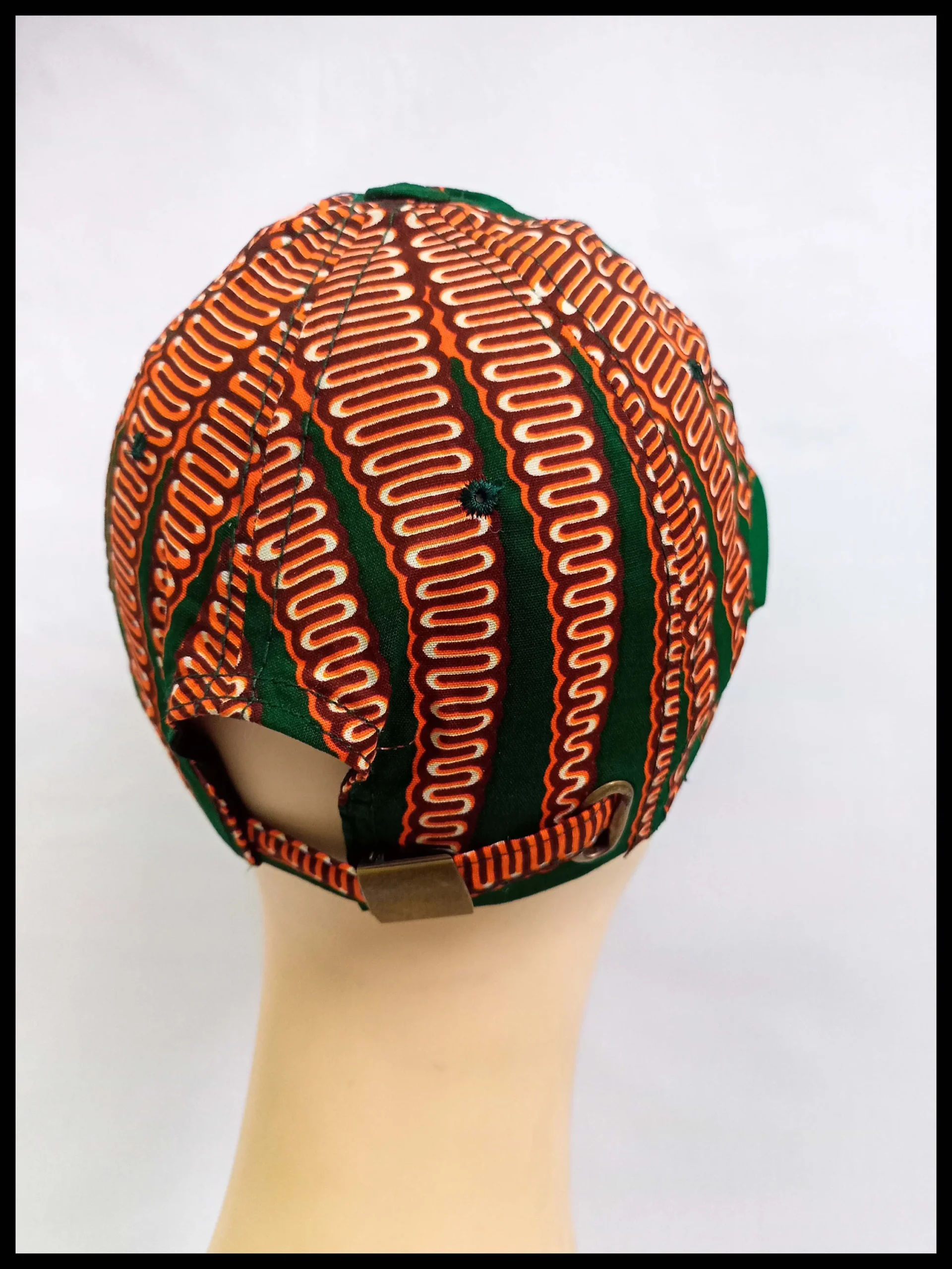 African Wax Print Cap - Image 9