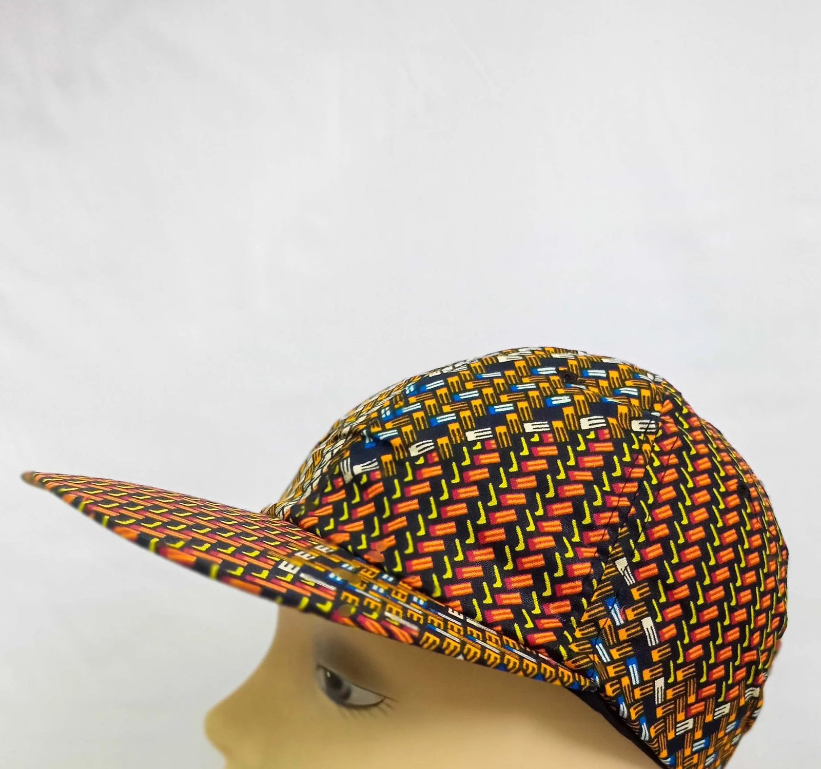 African Wax Print Cap - Image 3