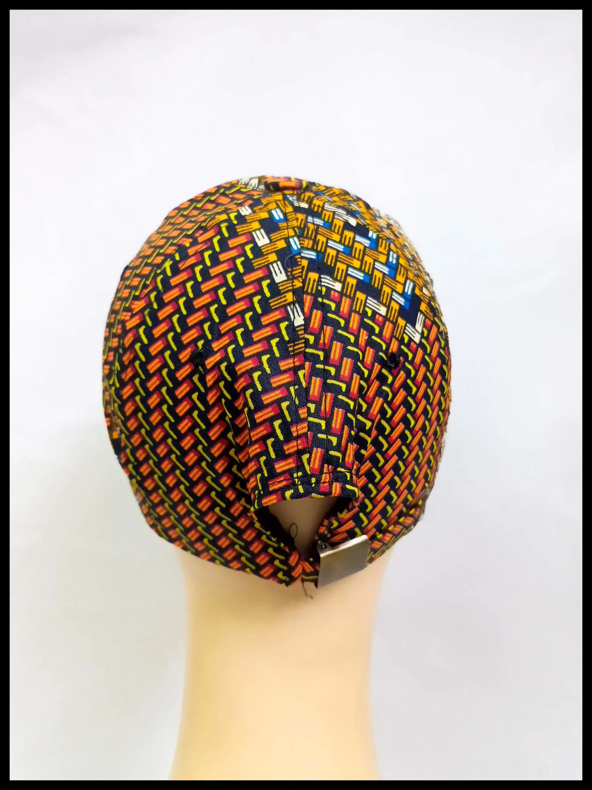 African Wax Print Cap - Image 6