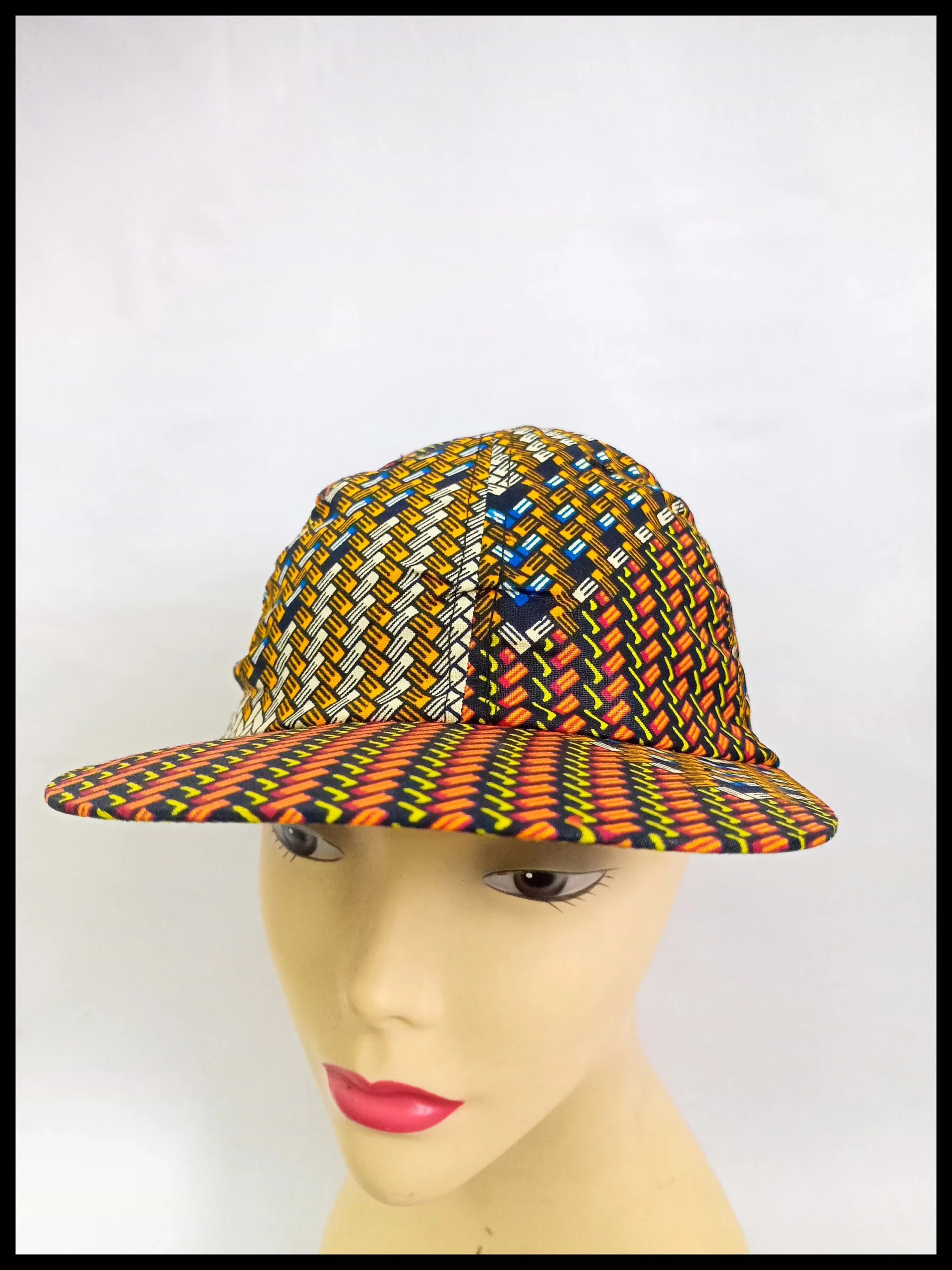 African Wax Print Cap - Image 8