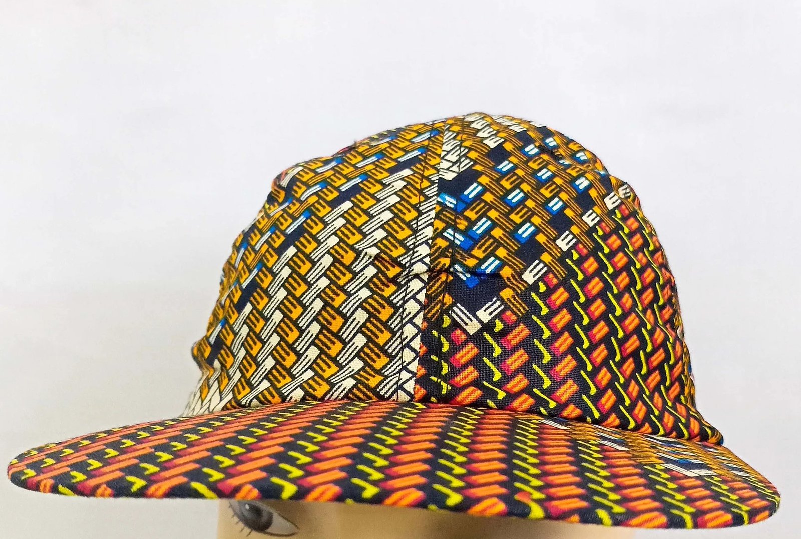 African Wax Print Cap - Image 7